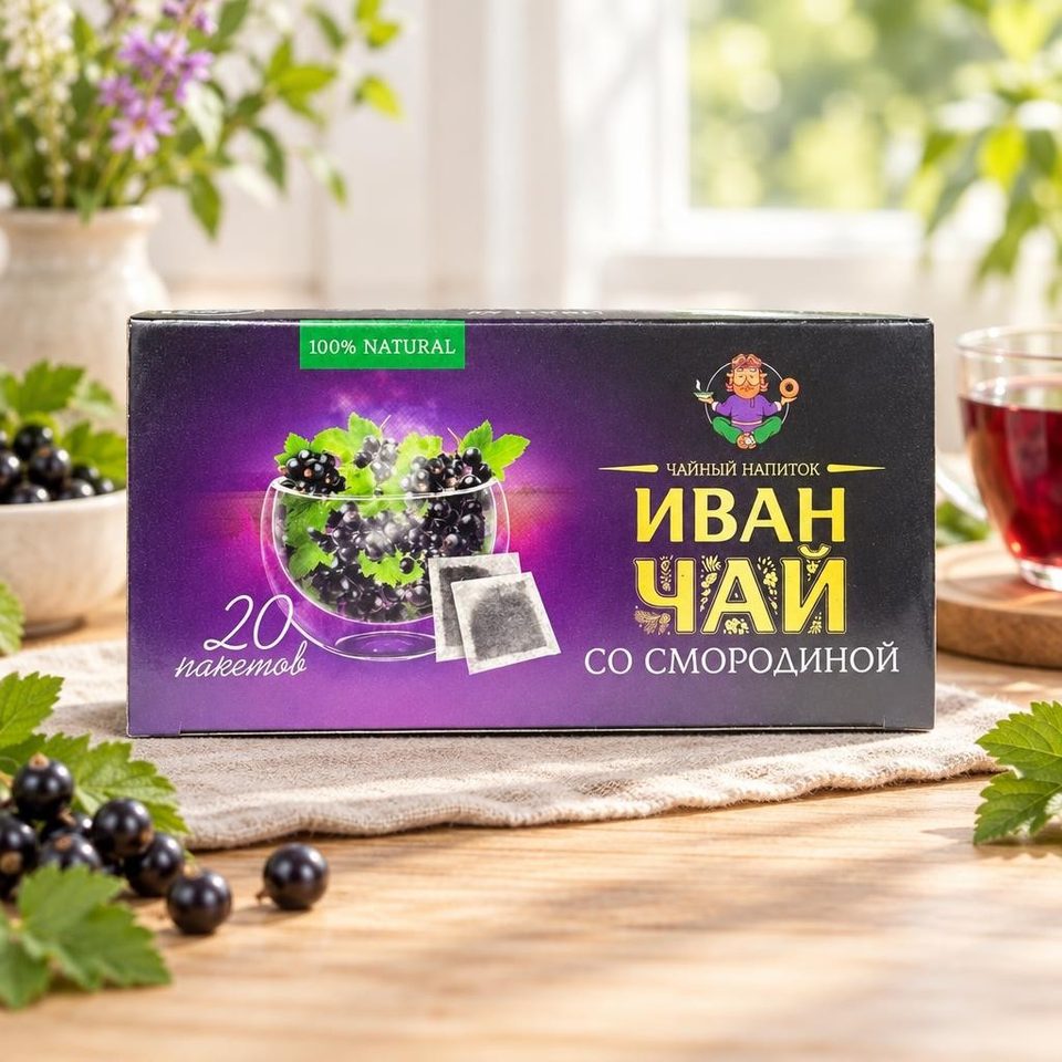 Иван-чай со смородиной фильтр-пакеты 42 гр