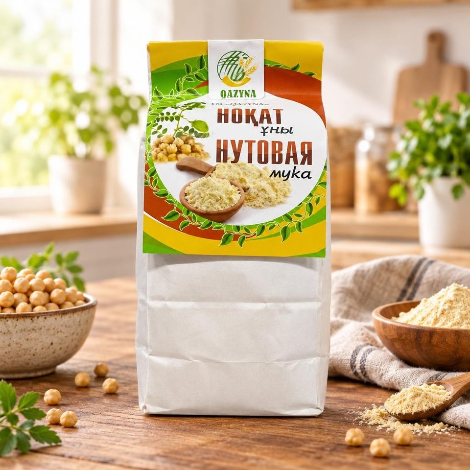 Казына Мука Нутовая 1кг