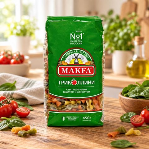 Макфа Триколлини Свитки 14шт 450гр