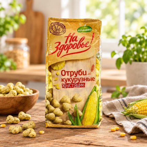 На здоровье Отруби кукурузные 175гр
