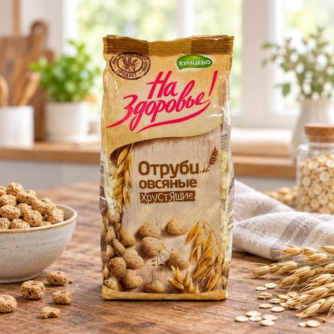На здоровье Отруби овсяные 175гр