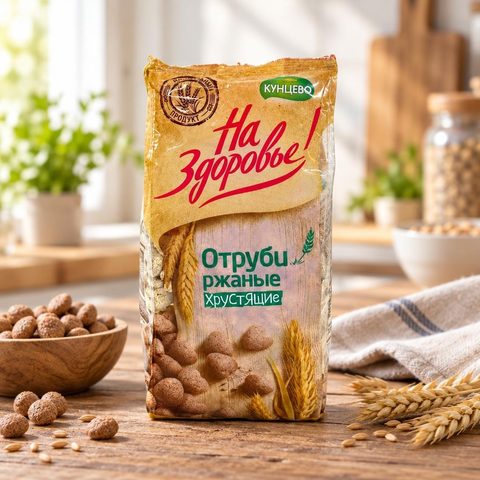 На здоровье Отруби ржаные 175гр