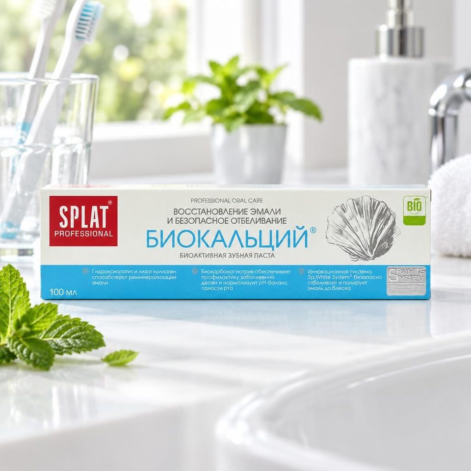 Splat Professional Biocalcium/Биокальций, зуб паста 100мл