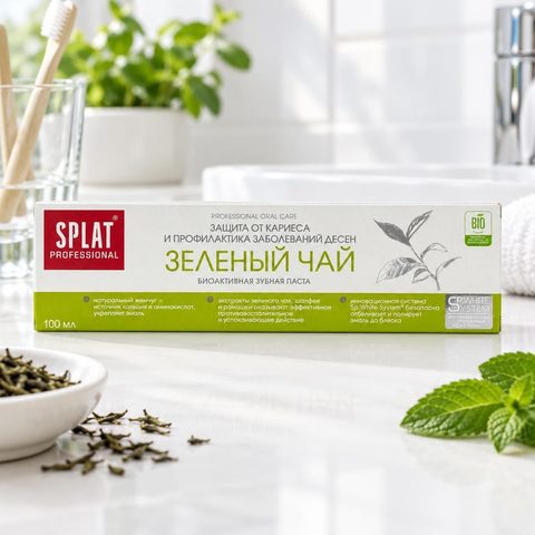 Splat Professional Green tea/Зеленый чай, зуб паста 100мл