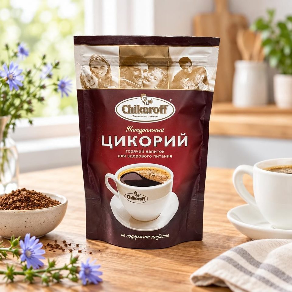 Chikoroff Цикорий натуральный растворимый 100гр 12шт