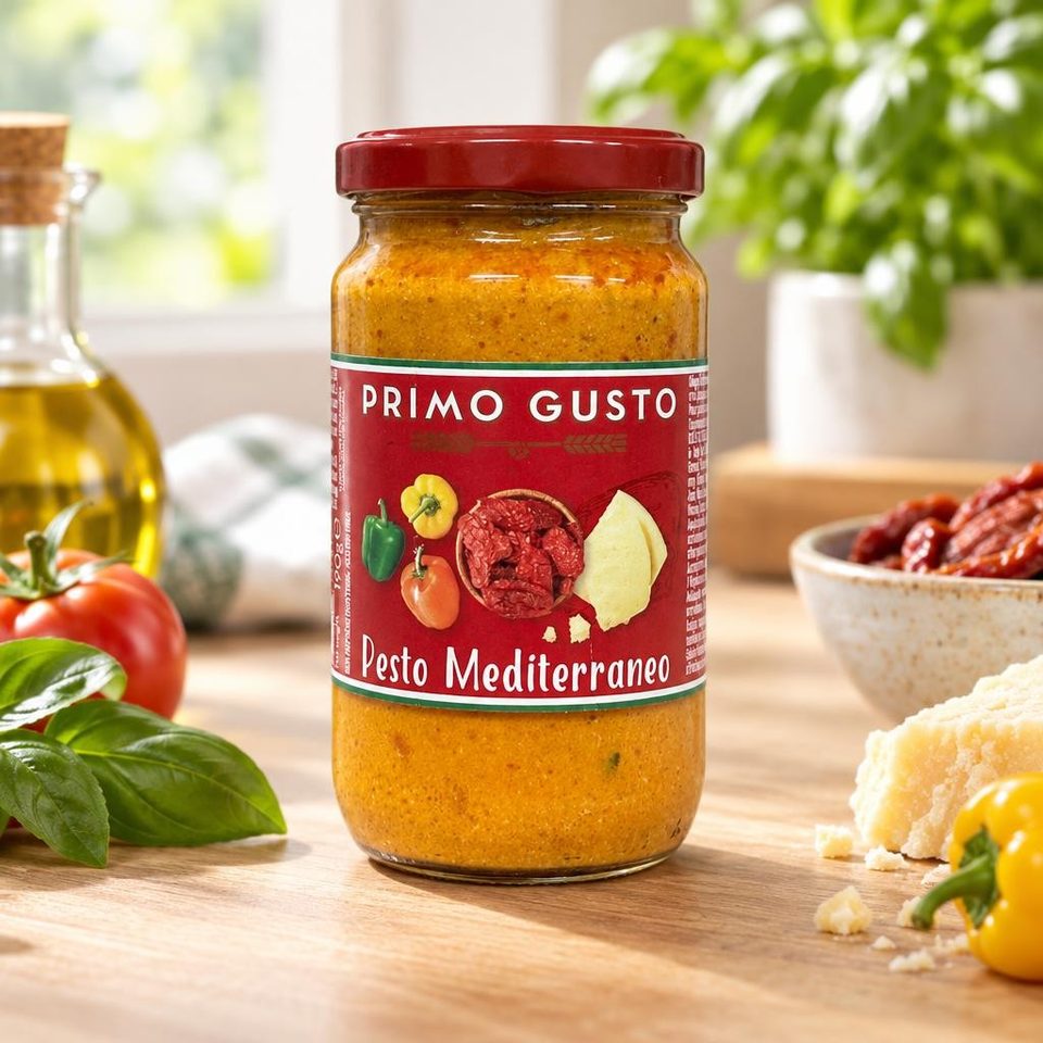 Соус песто средиземноморский Primo Gusto 190 гр