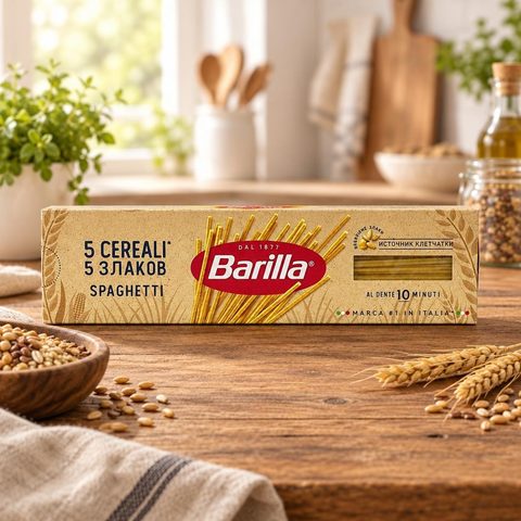 Barilla Паста 5 злаков Spaghetti (Спагетти) 450гр