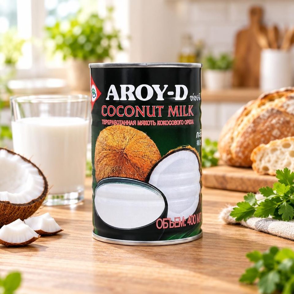 Aroy-D Кокосовое молоко 400мл 24шт