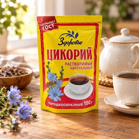 Цикорий порошок Здоровье зип пакет 100 гр 12