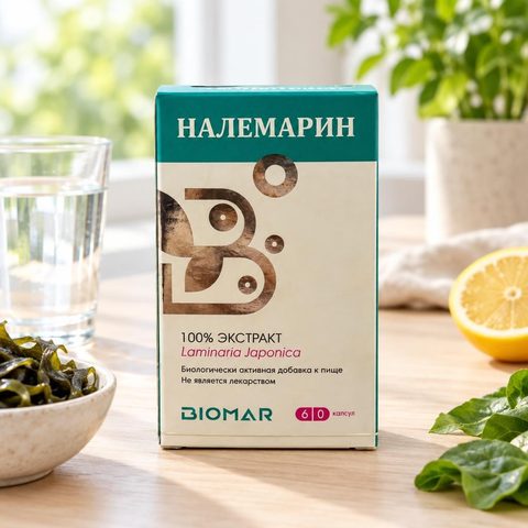Налемарин ламинария японская в капсулах 60шт