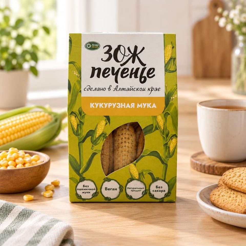 Биопеченье с БИО кукурузное 150гр 15шт
