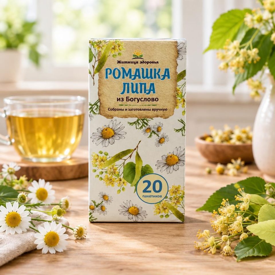 Житница Ромашка-Липа из Богуслово 20пакетиков