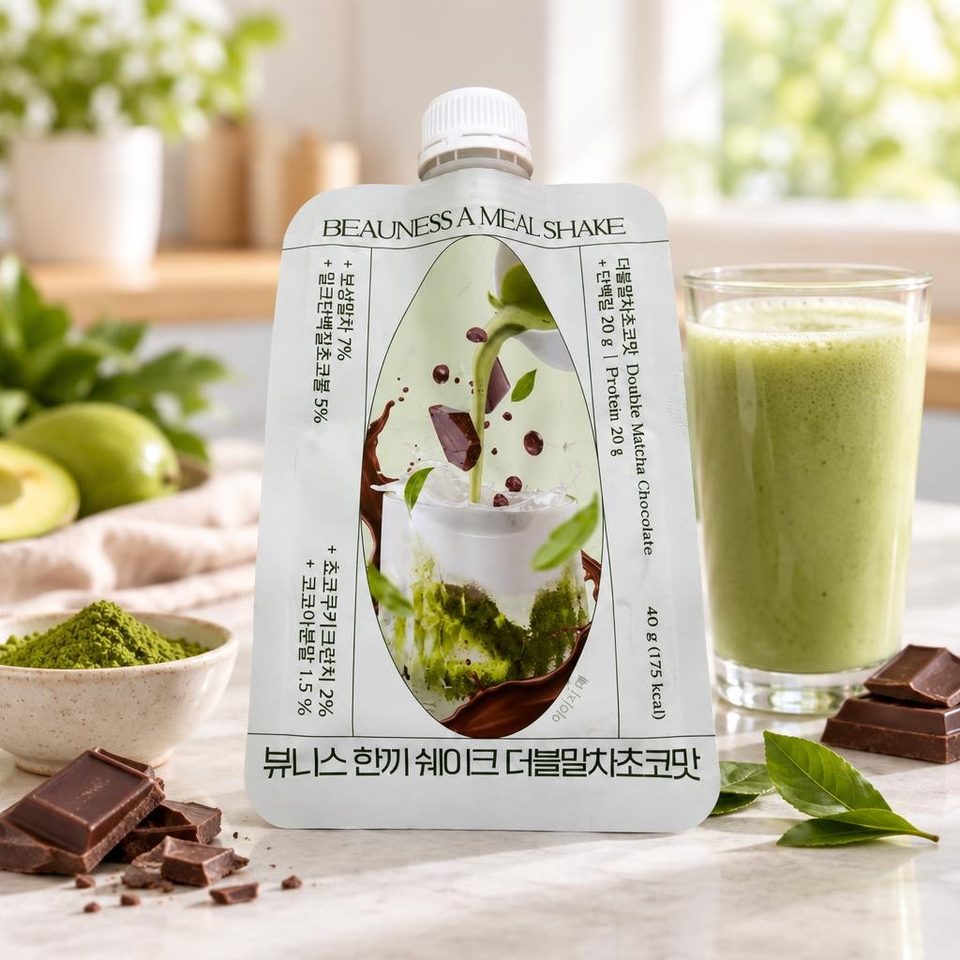 Meal Shake со вкусом матча и шоколада (порошок), 40гр