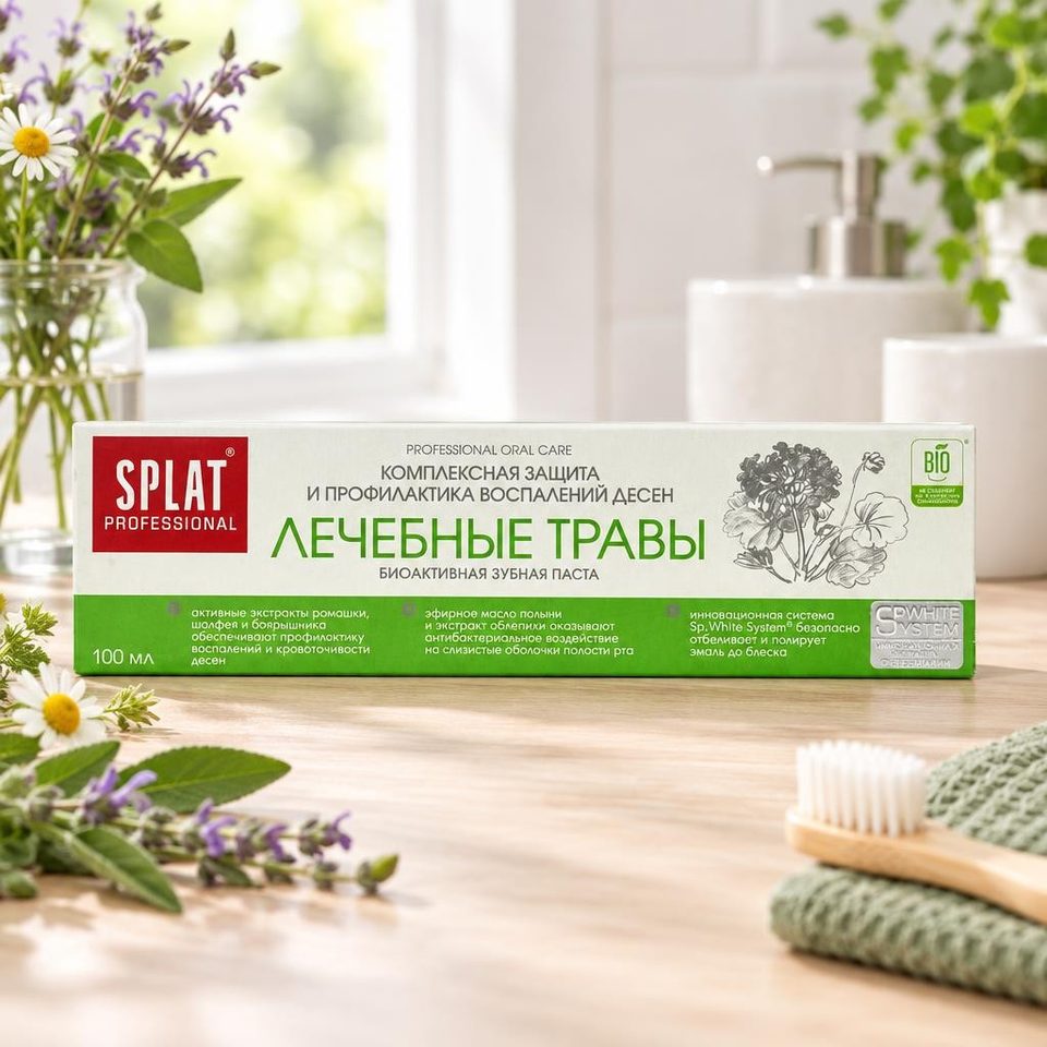 Splat Professional Medical herbs/Лечебные травы, зуб паста 100мл