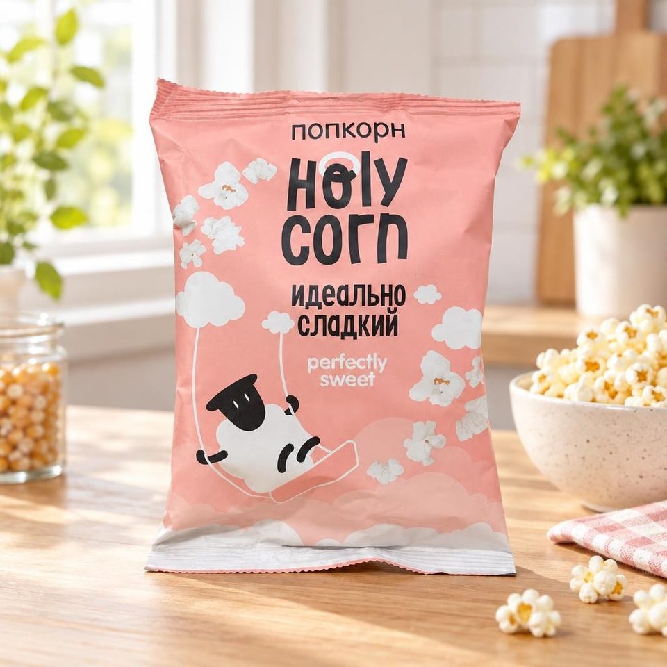 Кукуруза воздушная попкорн Сладкая 45 гр 20 шт