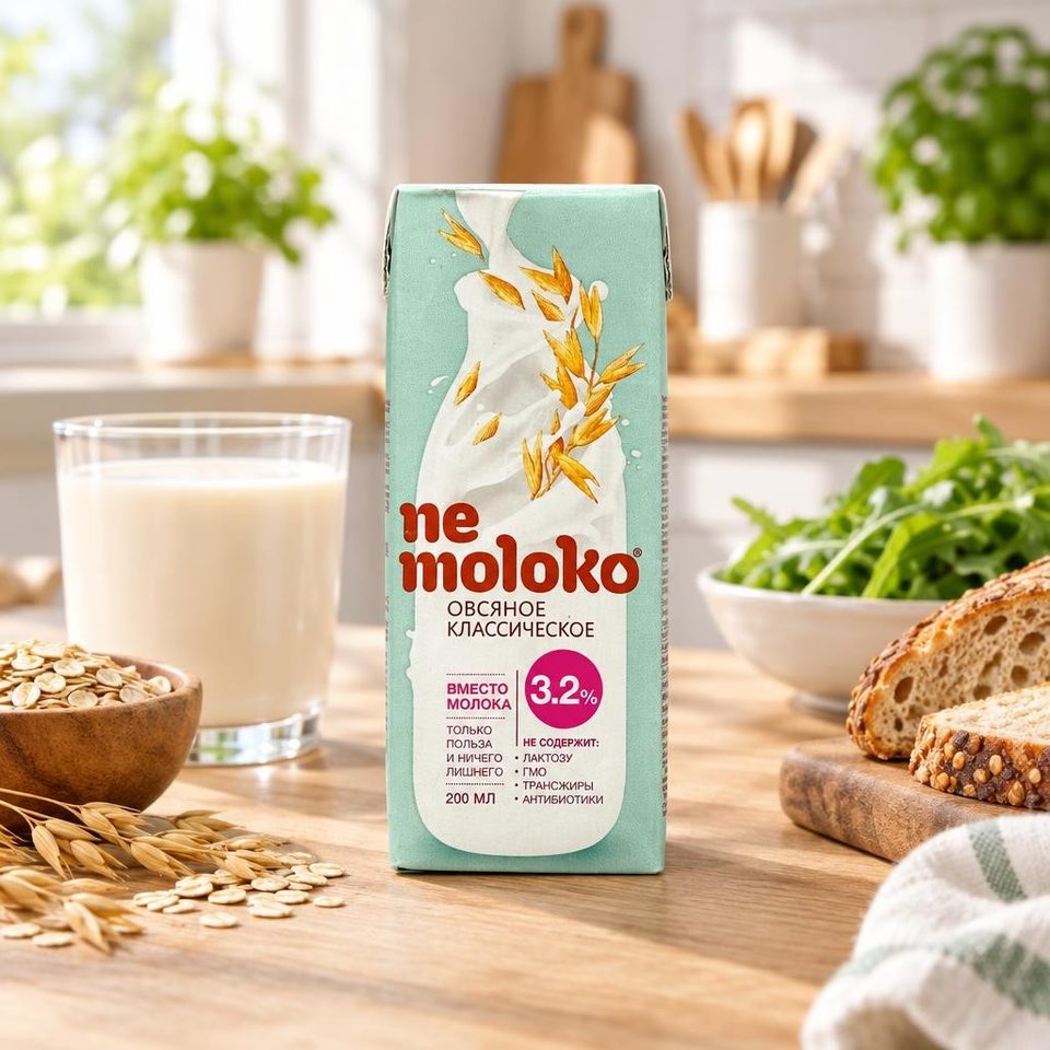 Nemoloko Напиток Овсяный классический 200мл 14шт
