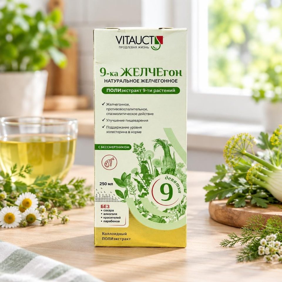 Vitauct 9-ка Желчегон раствор 250мл