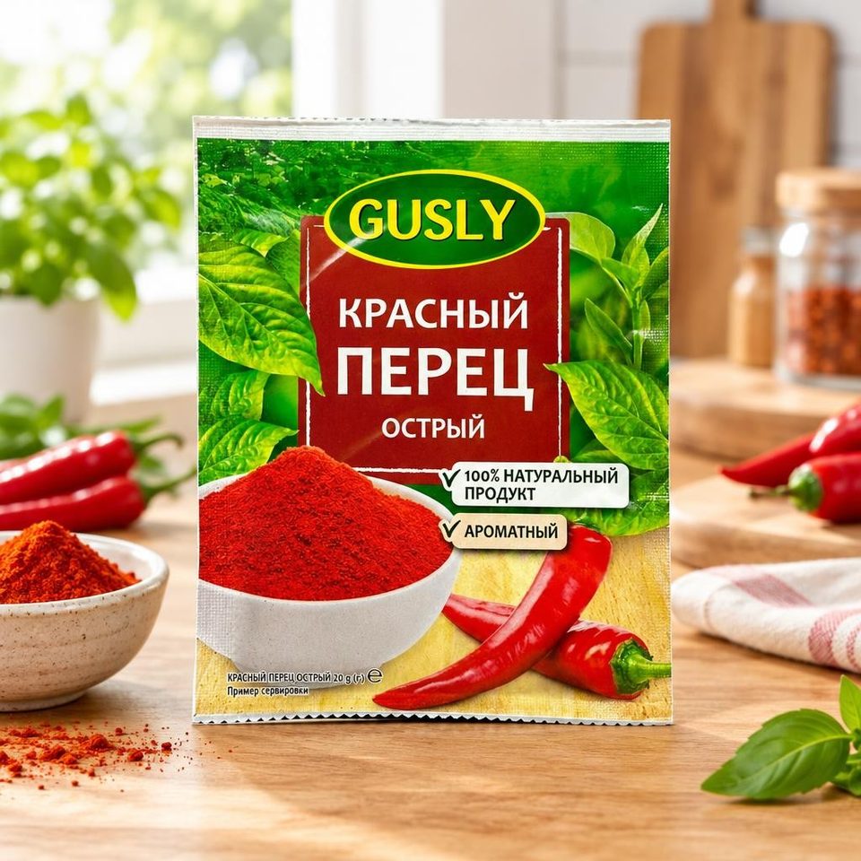 Перец красный острый Gusly 20 г