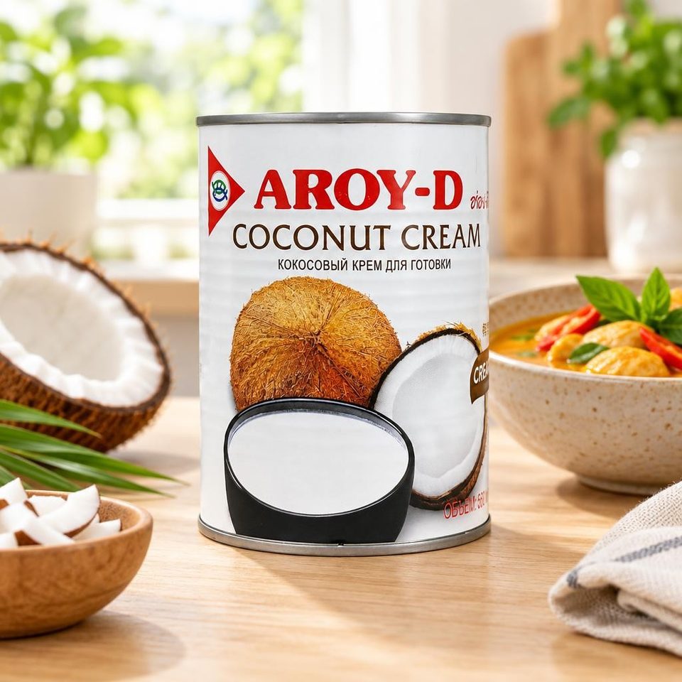 Aroy-D Кокосовые сливки 560мл 24шт