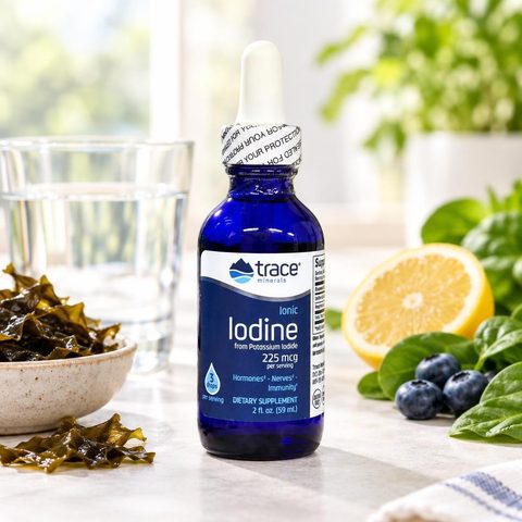 Trace minerals ionic iodine 225mcg, 59ml 12шт