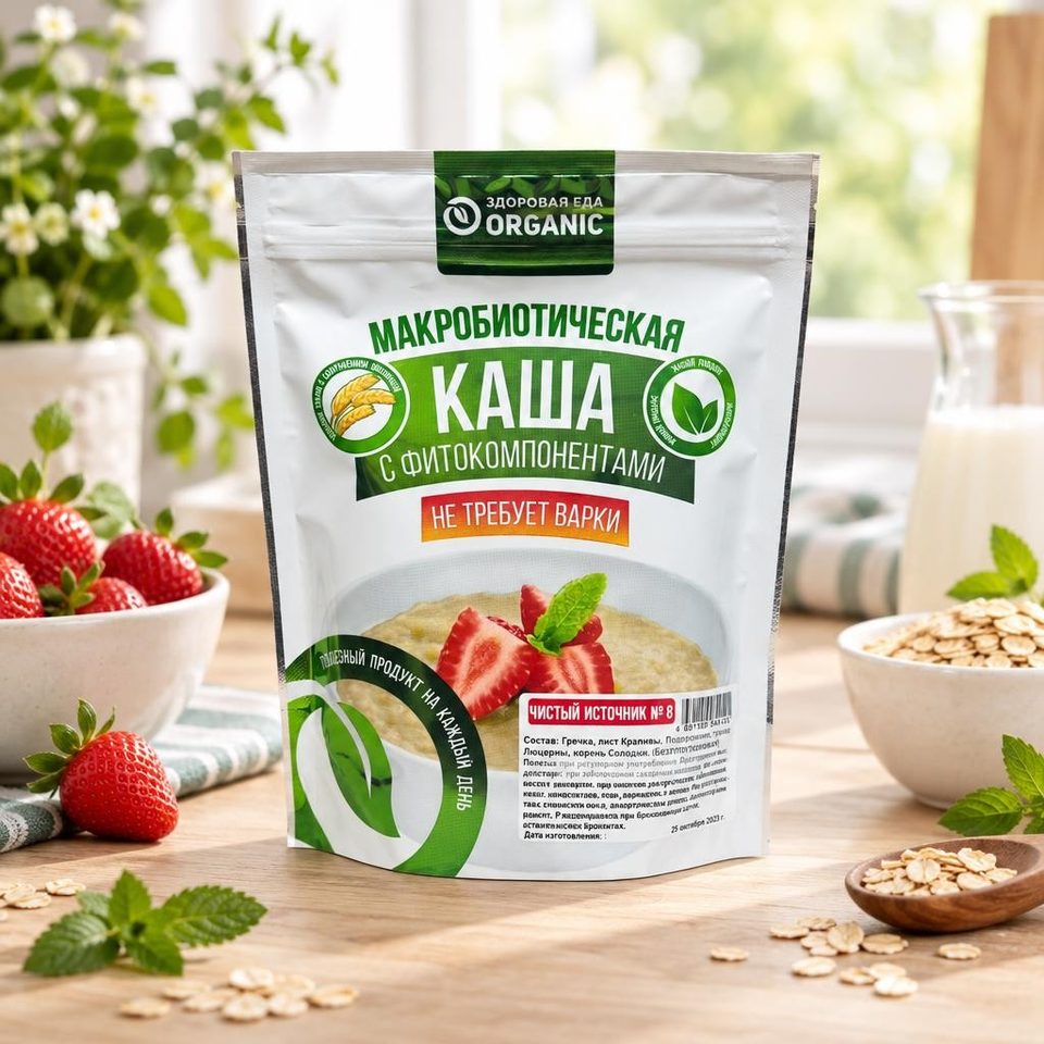 Каша Здоровица №8 Чистый источник Безглютеновая 200 гр
