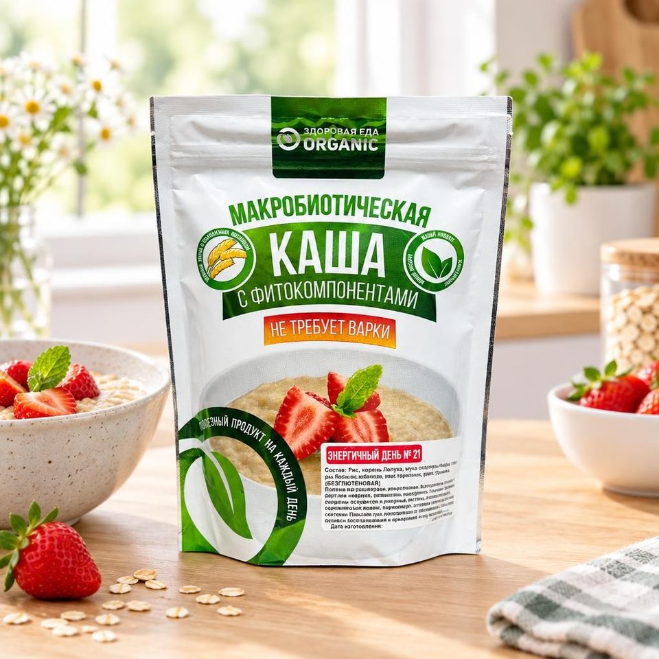Каша Здоровица №21 Энергичный день Безглютеновая 200 гр