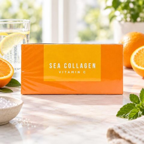Mercura Морской коллаген Sea collagen Vitamin C 30саше пакетиков по 5гр