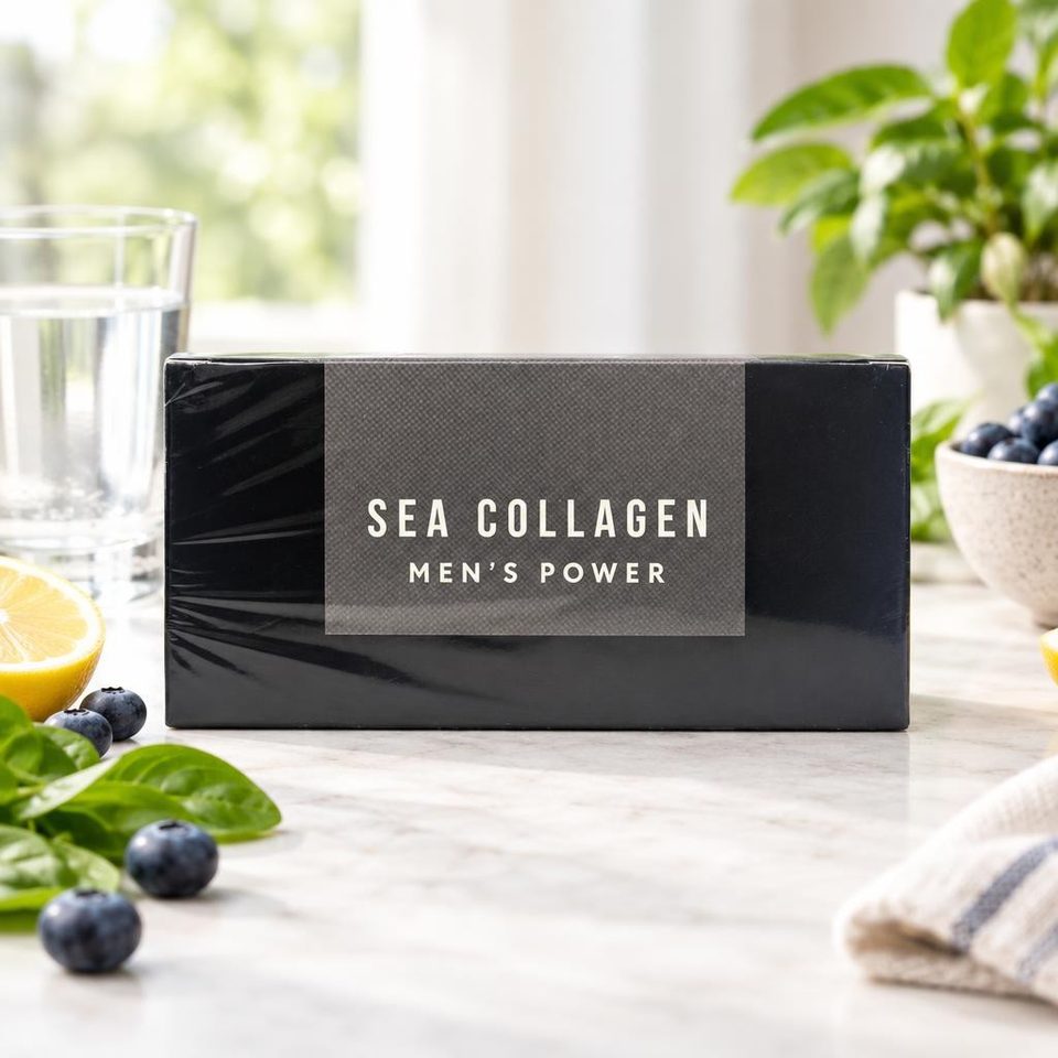 Mercura Морской коллаген Sea collagen Mens Power 30саше пакетиков по 5гр