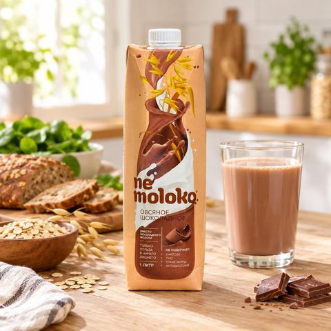 Nemoloko Напиток Овсяный шоколадный 1литр