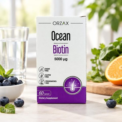 Orzax Ocean biotin 60таб 200гр