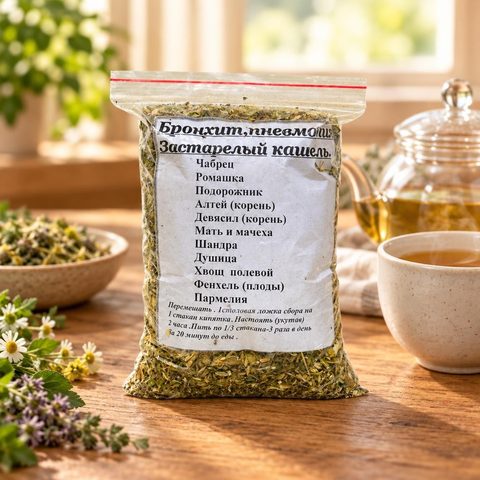Травы Сбор Бронхит, Пневмания,Застарелый кашель