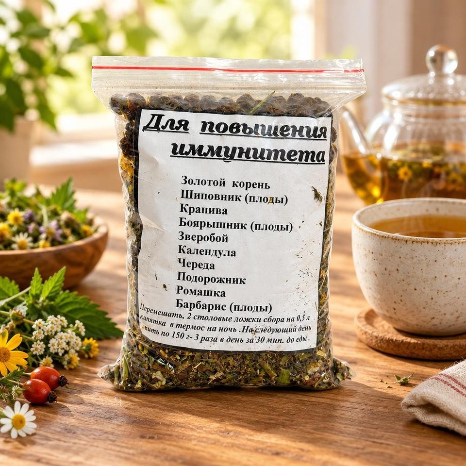 Травы Сбор Для повышения иммунитета