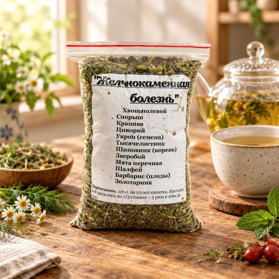Травы Желчекаменная болезнь сбор