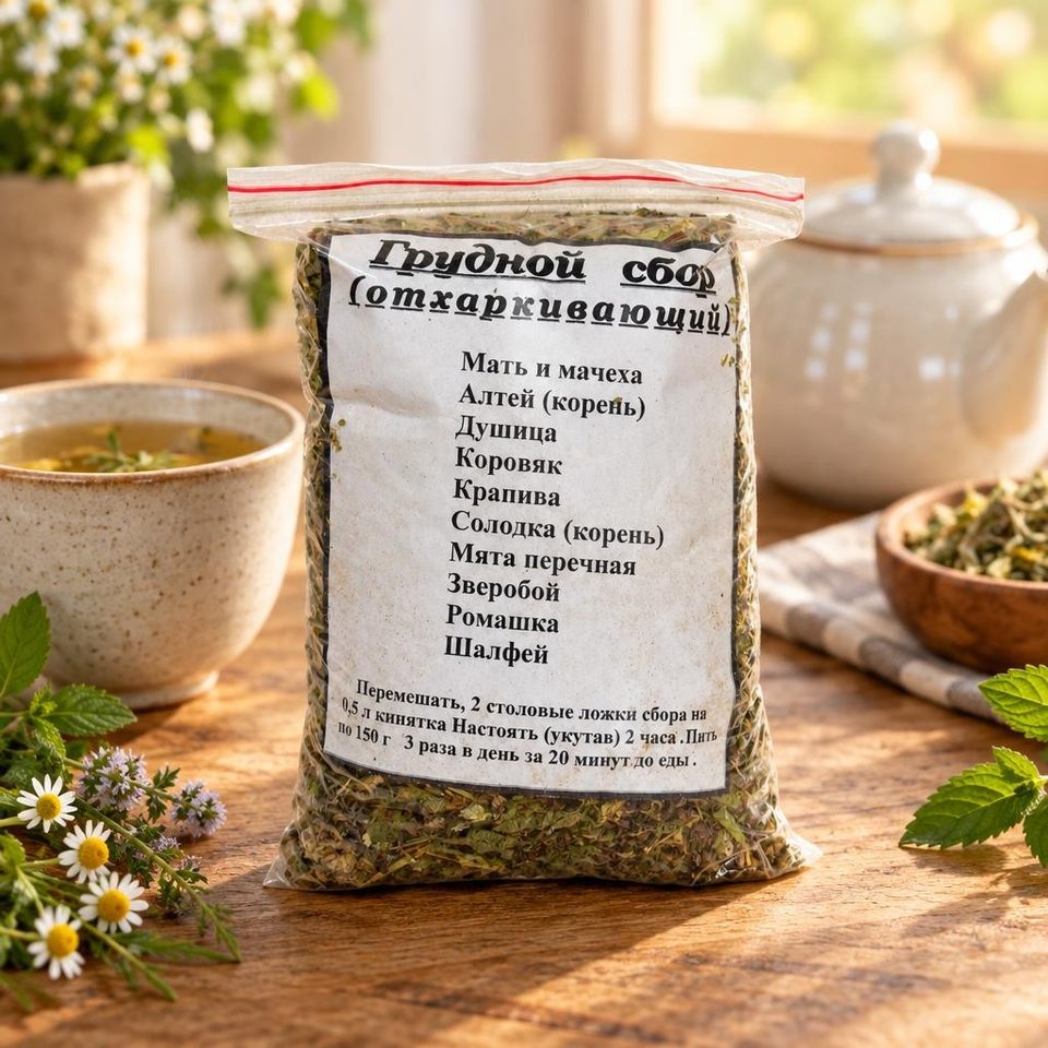 Травы Грудной сбор взрослый (отхаркивающий)