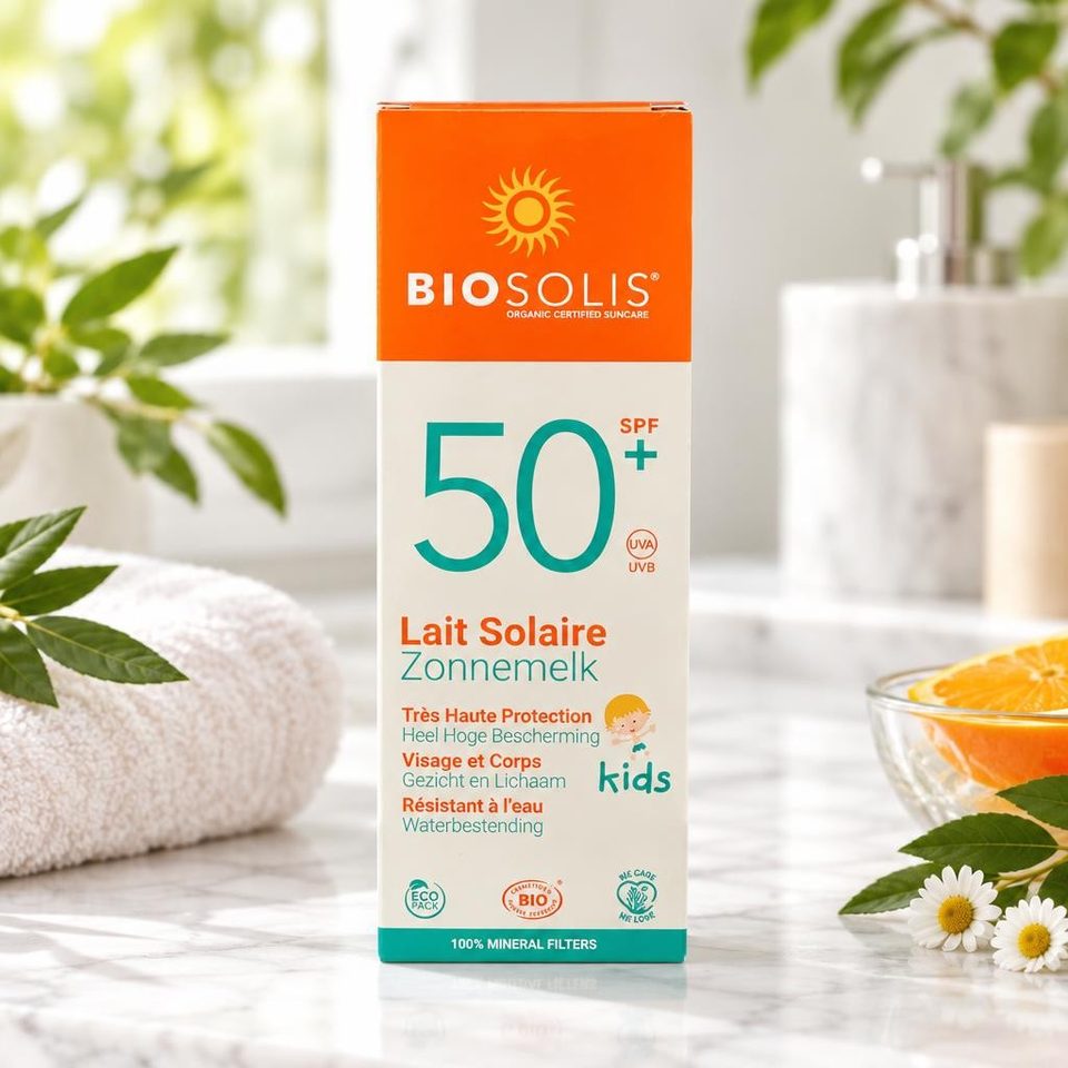 Biosolis Детское солнцезащитное молочко для лица и тела SPF50+ 100мл