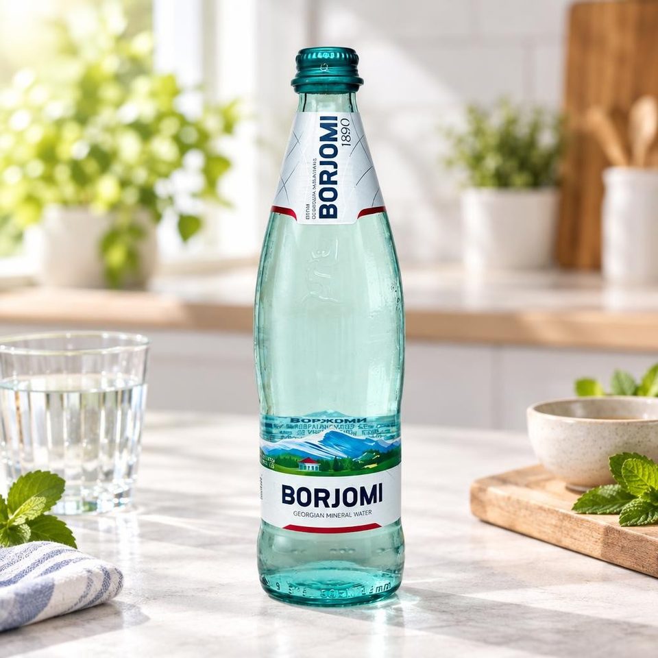 Минеральная вода Боржоми, стекло 0,5л (12шт)