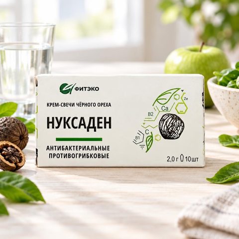 Крем-свечи Нуксаден Антипаразит №10 Фитэко