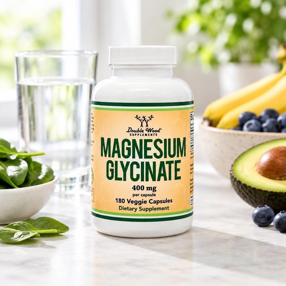 Double Wood Magnesium Glycinate 400mg 180cap