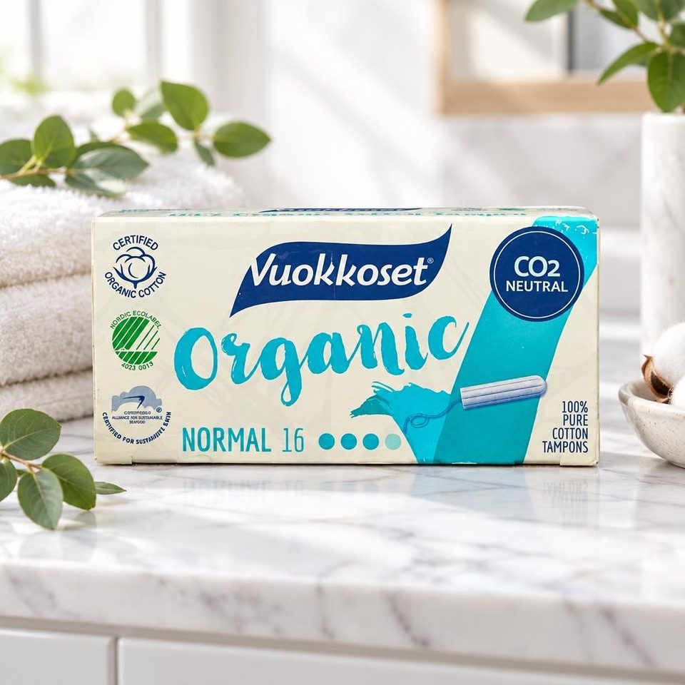 Vuokkoset 16 Organic normal Тампоны женские гигиенические 20шт