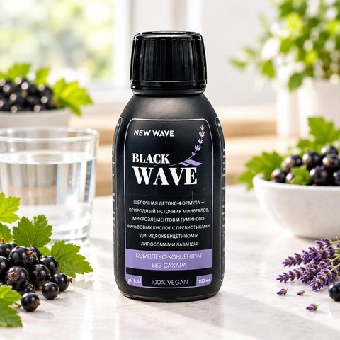 New Wave Напиток Black Wave (6бут*100мл)