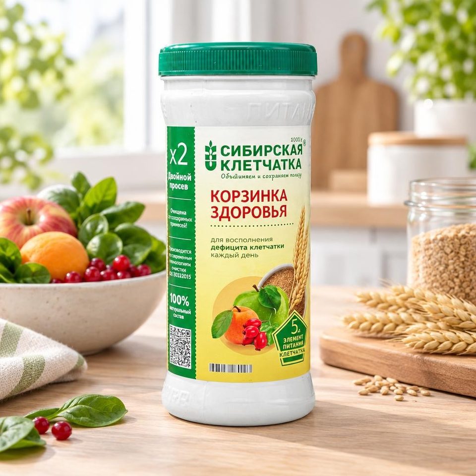 Сибирская клетчатка Корзинка здоровья 280гр