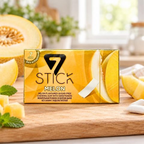 Жевательная резинка 7 STICK MELON 14,5гр 24шт