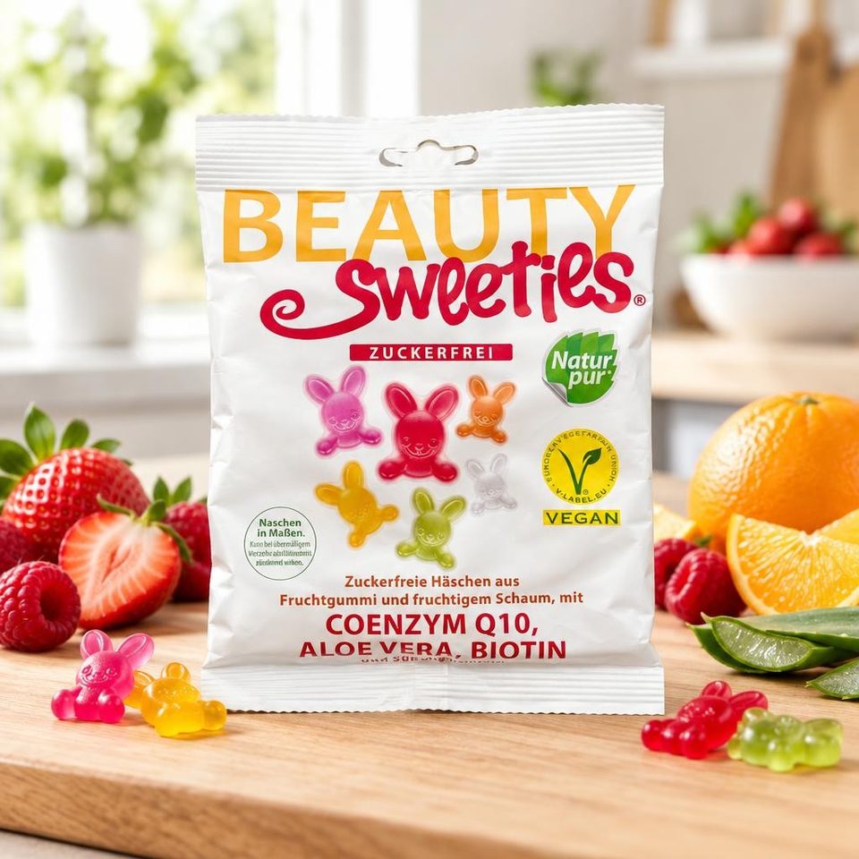 Beauty sweeties Зайчики фруктовый мармелад без сахара 125гр