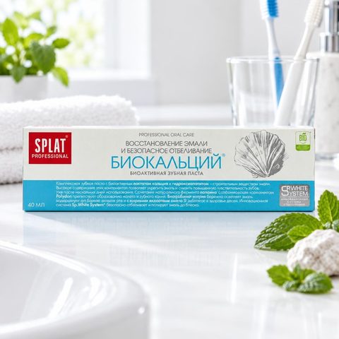 Splat Professional Biocalcium/Биокальций, зуб паста 40мл