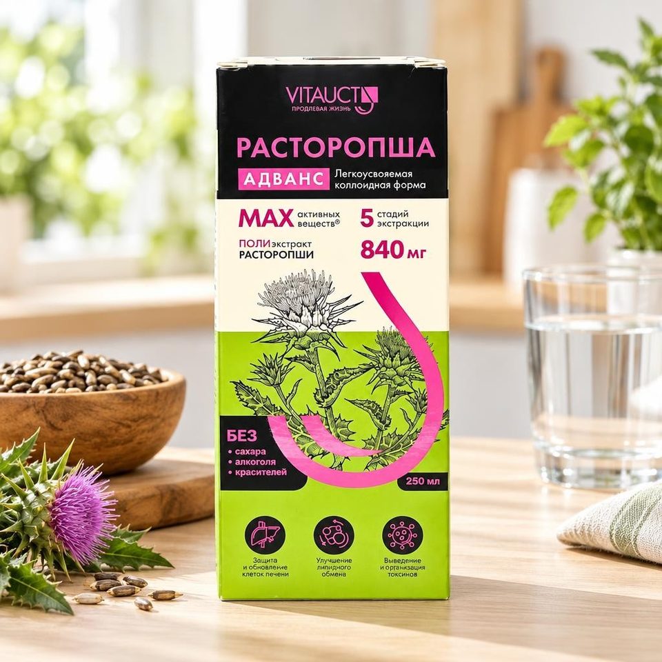 Vitauct Расторопши адванс раствор 250мл