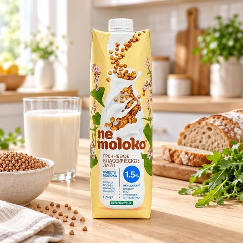 Nemoloko Напиток Гречневый классический лайт 1 литр