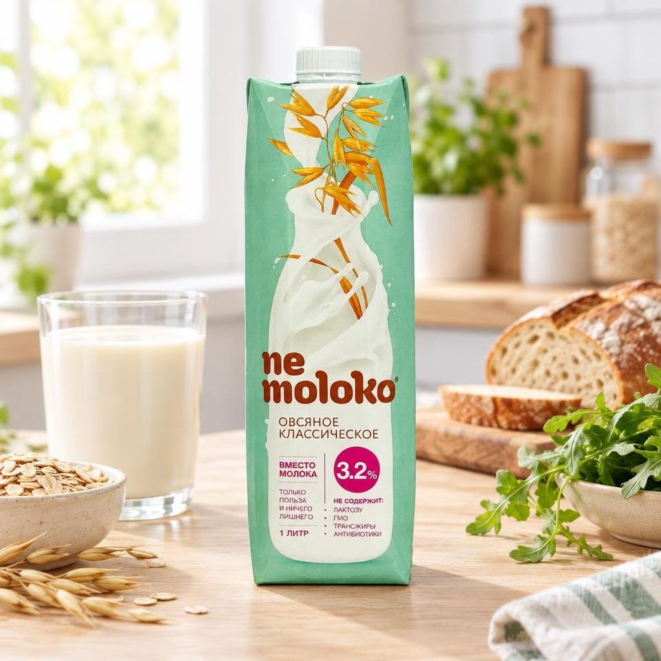 Nemoloko Напиток Овсяный классический 1литр
