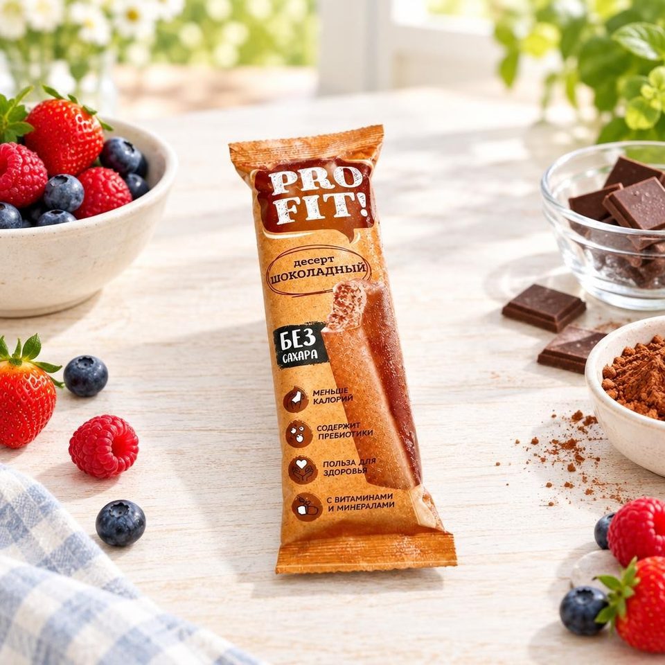 Pro Fit Эскимо Шоколад без сахара 50гр*21