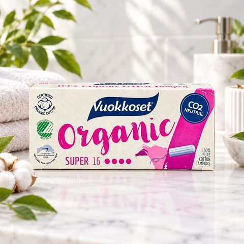 Vuokkoset 16 Organic super Тампоны женские гигиенические 20шт