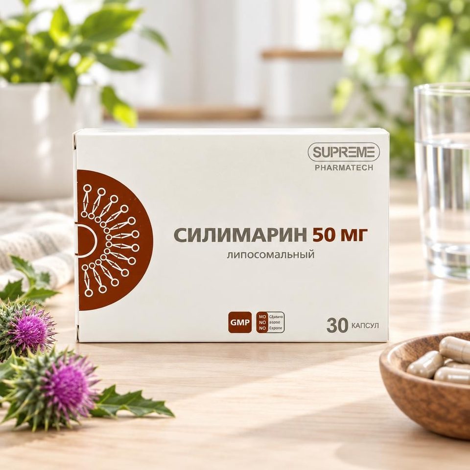БАД Липосомальный силимарин №30 50 мг
